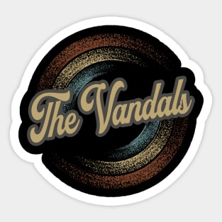 The Vandals Circular Fade Sticker